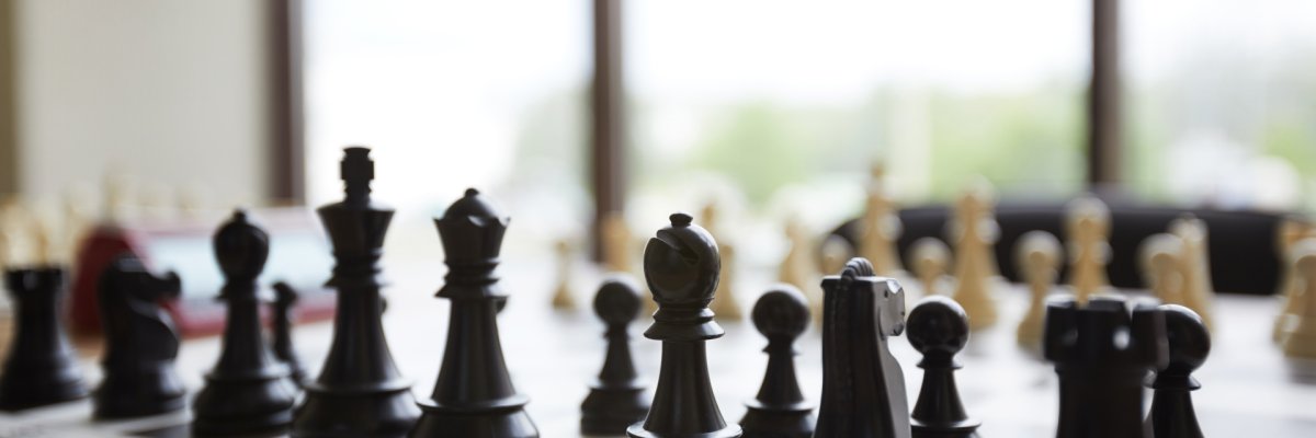 Arranged chess pieces Arranged chess pieces