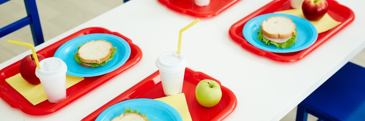 Elementary school lunch