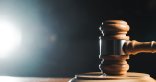 Courtroom Wooden Gavel on the table