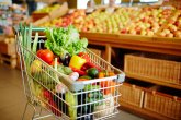 Vegetables in cart